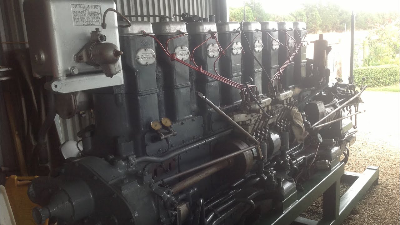 GARNDER 8L3B First Start in YEARS. Videos From 2014.