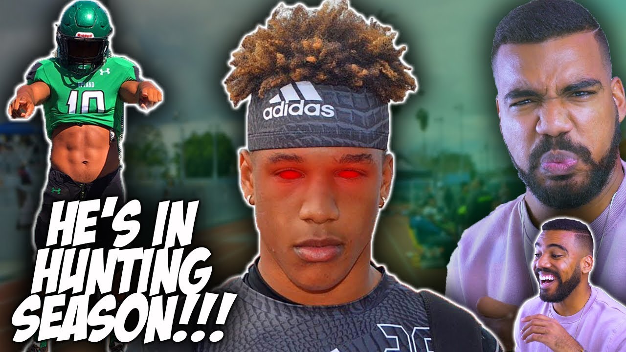 The *FASTEST* And *SCARIEST* Linebacker In High School!!!- Justin Flowe Highlights [Reaction]