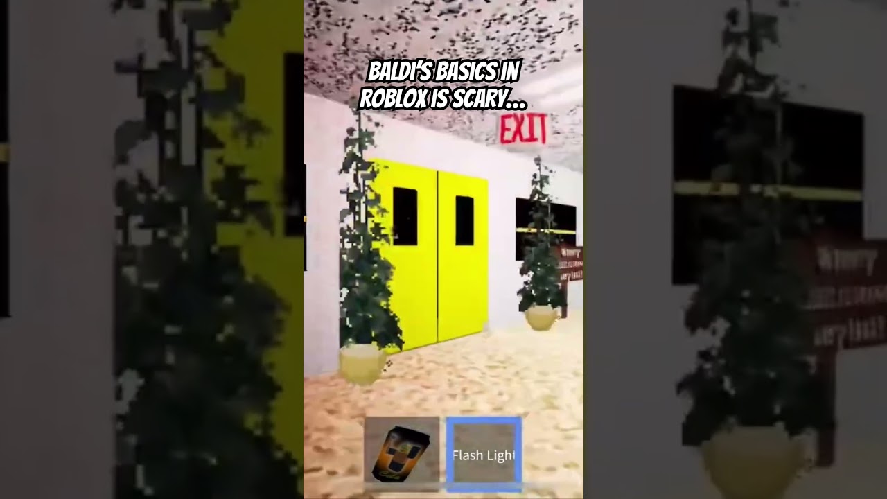 Baldi’s Basics In Roblox Is Scary… 