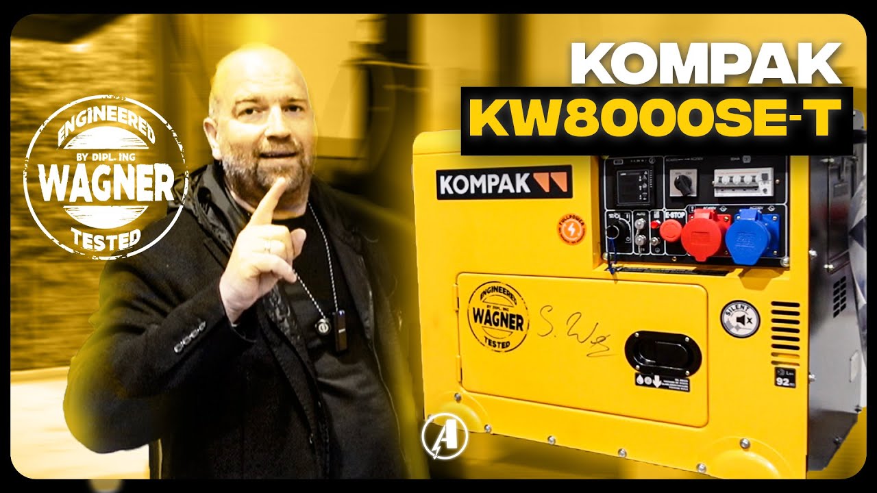 KOMPAK KW8000SE-T Stromerzeuger ⚡ - 