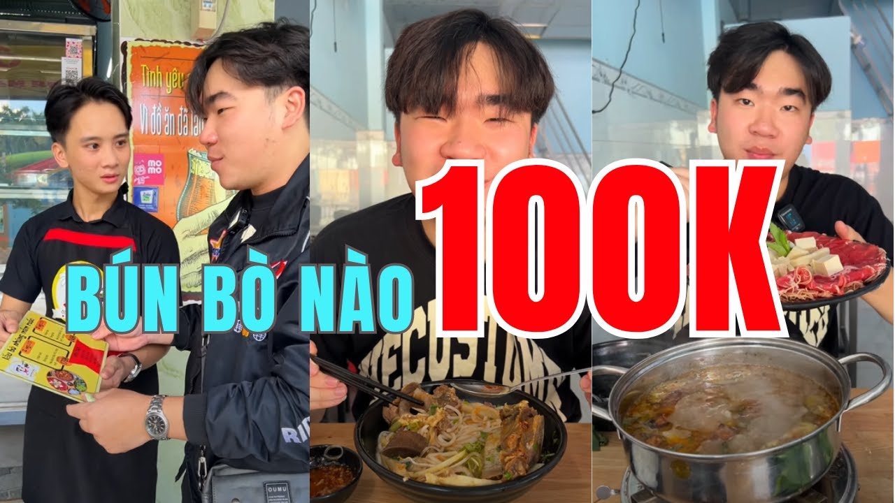 TÔ BÚN BÒ 100K SẼ NHƯ THẾ NÀO ??? || FULL