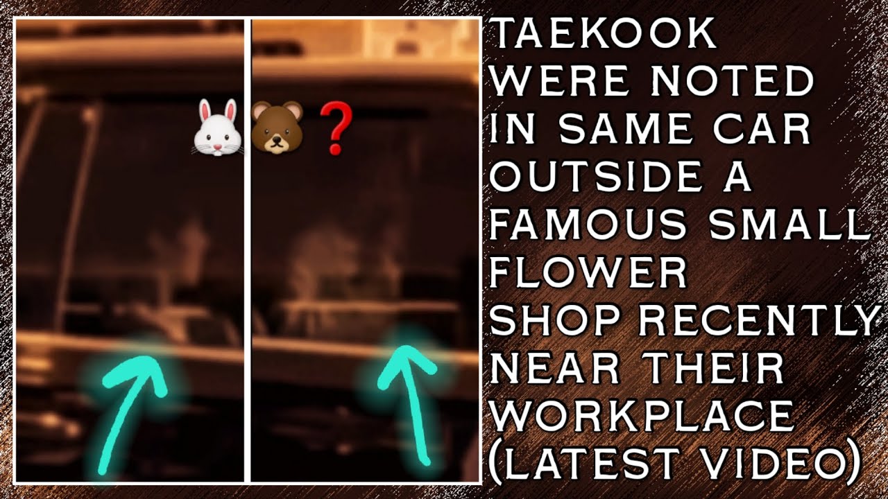 О боже😱💋Тэкук были замечены в одной машине возле известного небольшого цветочного магазина непода...