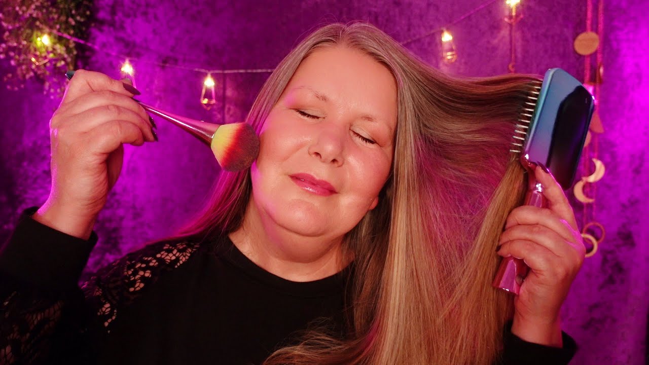 ASMR Ich verwöhne Dich und mich︱Personal Attention︱Layered Sounds︱Brushing, Lipgloss Deutsch/ German