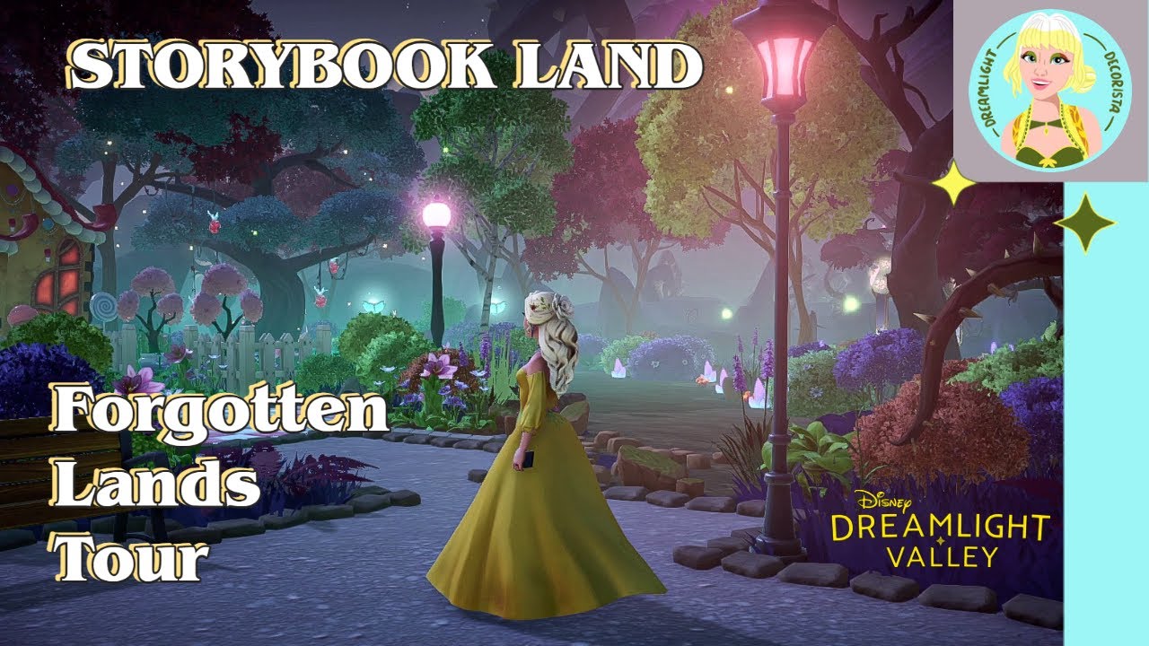 Fairy Tale Storybook Land Tour of the Forgotten Lands! Disney Dreamlight Valley