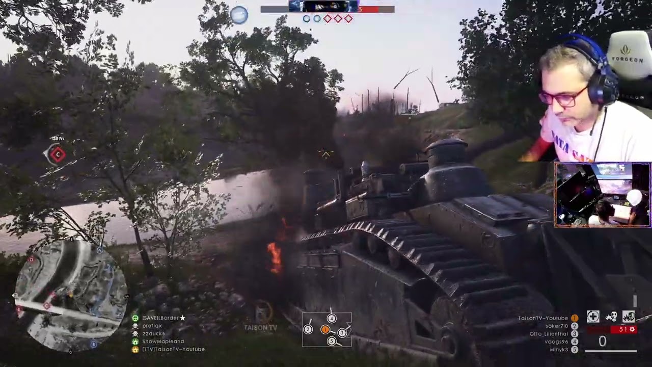 Cogí el Super Tanque Coloso Frances pero mi Equipo... Era muy Frances Battlefield 1