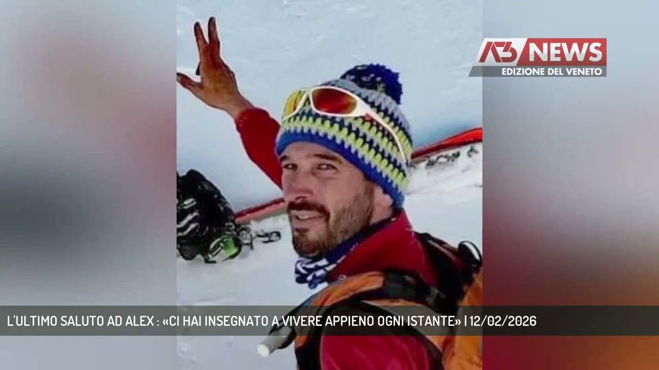 L'ULTIMO SALUTO AD ALEX : «CI HAI INSEGNATO A VIVERE APPIENO OGNI ISTANTE» | 12/02/2026