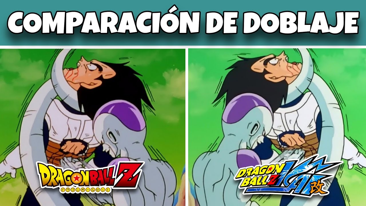 La tortura de Vegeta - Comparación de doblaje DBZ y DBZ Kai Castellano