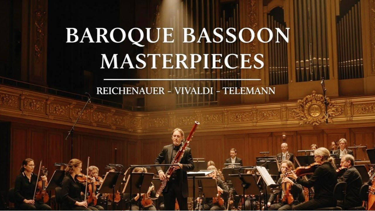 바순 협주곡 - 바로크 5선 🎵 Baroque Bassoon Masterpieces- Reichenauer · Vivaldi · Telemann