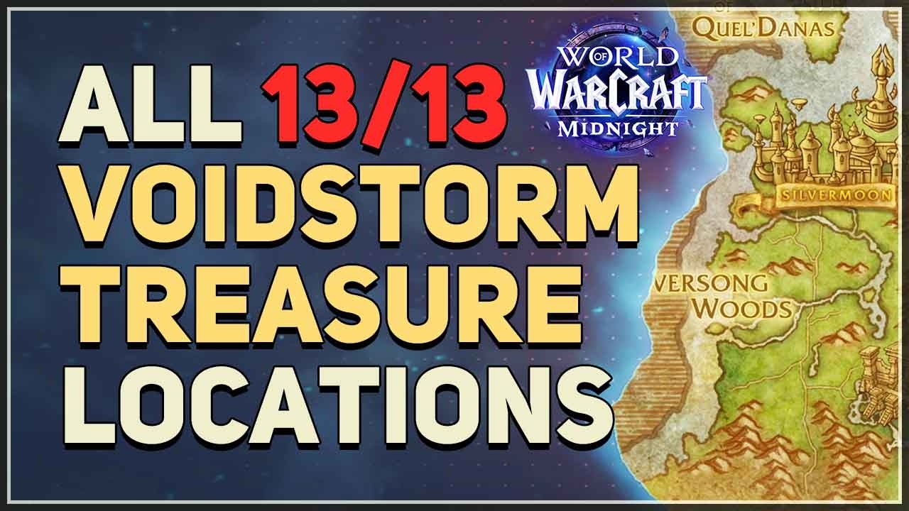 All Voidstorm Treasure Locations WoW Midnight