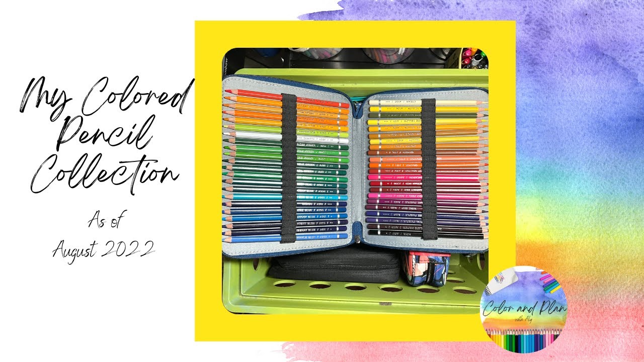 My Colored Pencil Collection 2022 | My Coloring Supplies Video 1 | Adult Coloring