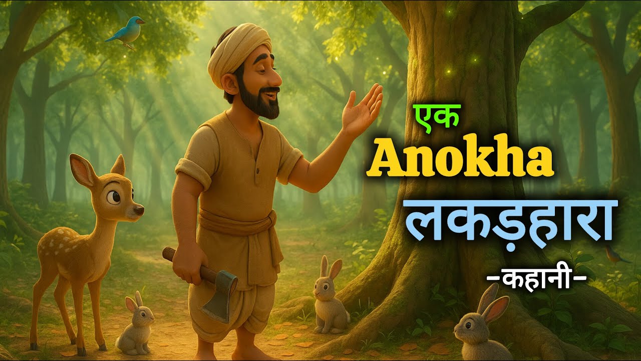 एक अनोखा लकड़हारा – इंसान या प्रकृति का वरदान ? एक साधारण लकड़हारे की असाधारण कहानी ||  Moral story