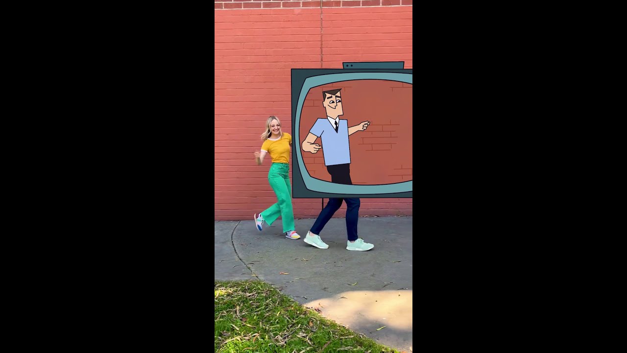 Dua lipa into some cartoons with me and @happykelli #animation #dance #bobsburgers #powerpuffgirls