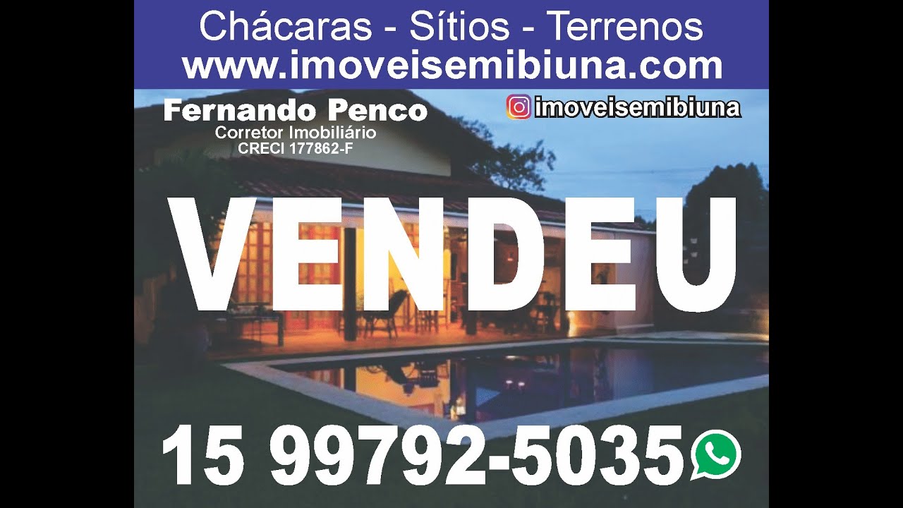 Ref:CH00388 VENDIDO VENDIDO CHÁCARA COM NASCENTE E LAGO. @imoveisemibiunaoficial