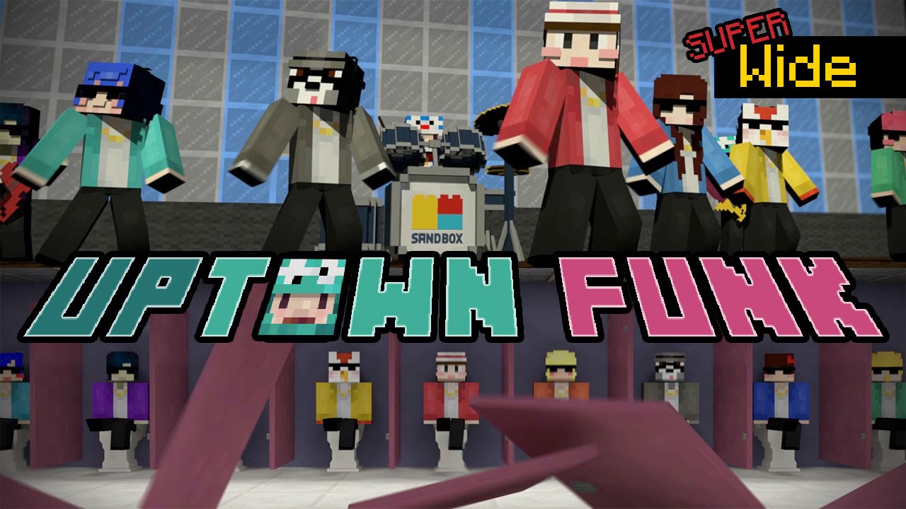 Uptown Funk : 예순 마인크래프트 애니메이션 [Minecraft animation MV PARODY]