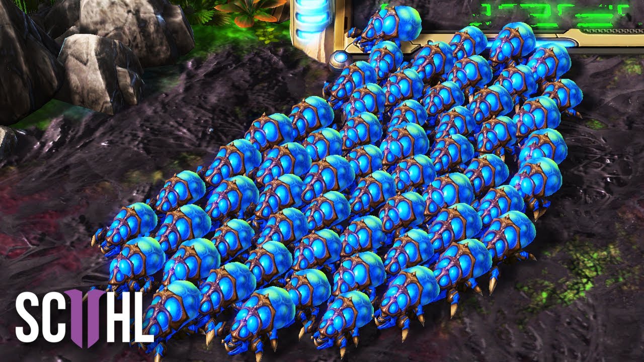 Rogue's MASS BANELINGS - Starcraft 2: Maru vs. Rogue