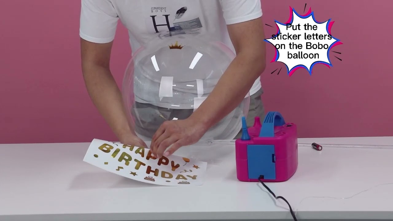 2D Bobo Balloon sticker tutorial