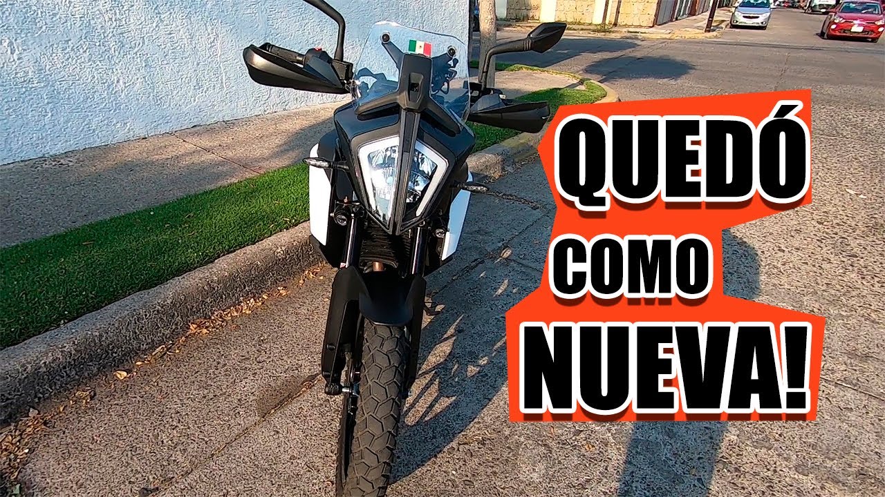 Aprovecho para detallar e inspeccionar la KTM 390 ADVENTURE