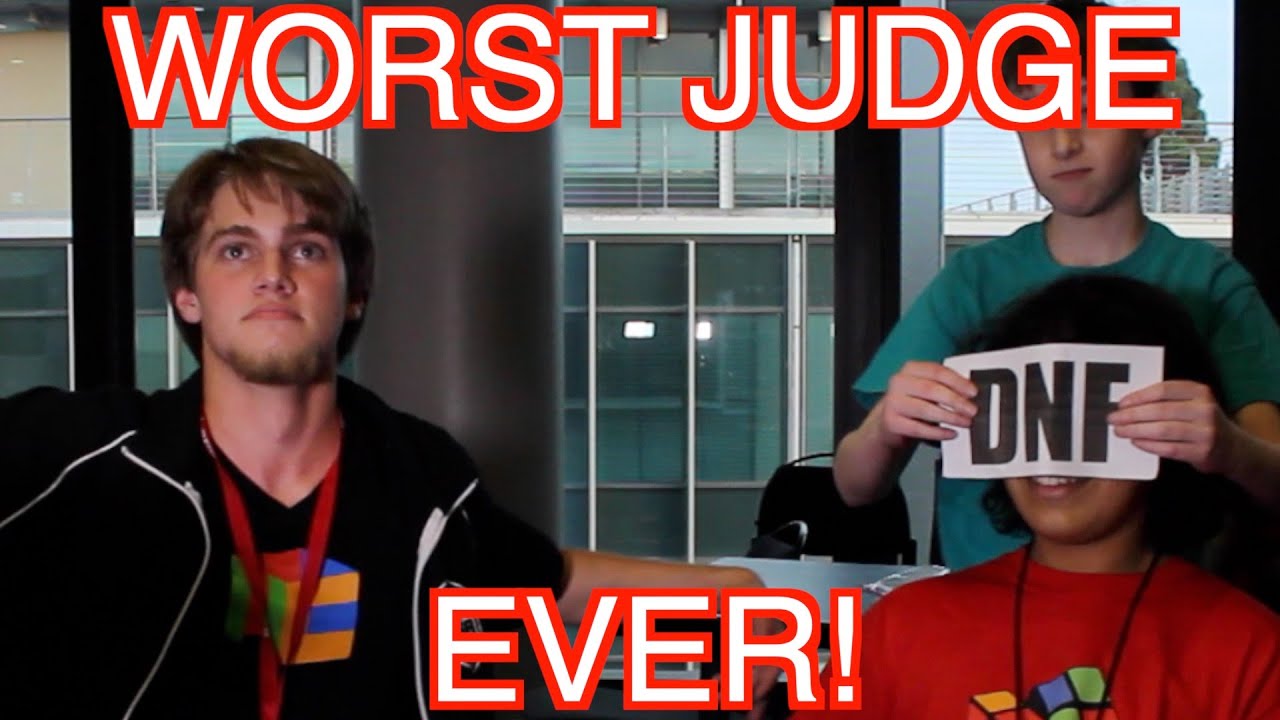World's Worst Rubik's Cube Judge! EVER! Part IV | ColorfulPockets