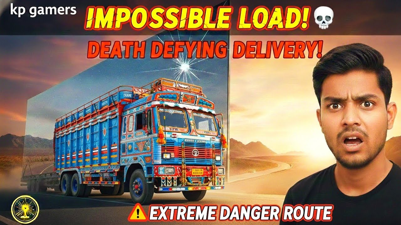 Duniya ka sabse risky kaam? Glass Loading Truck. 😱 Truck simulator 🚛