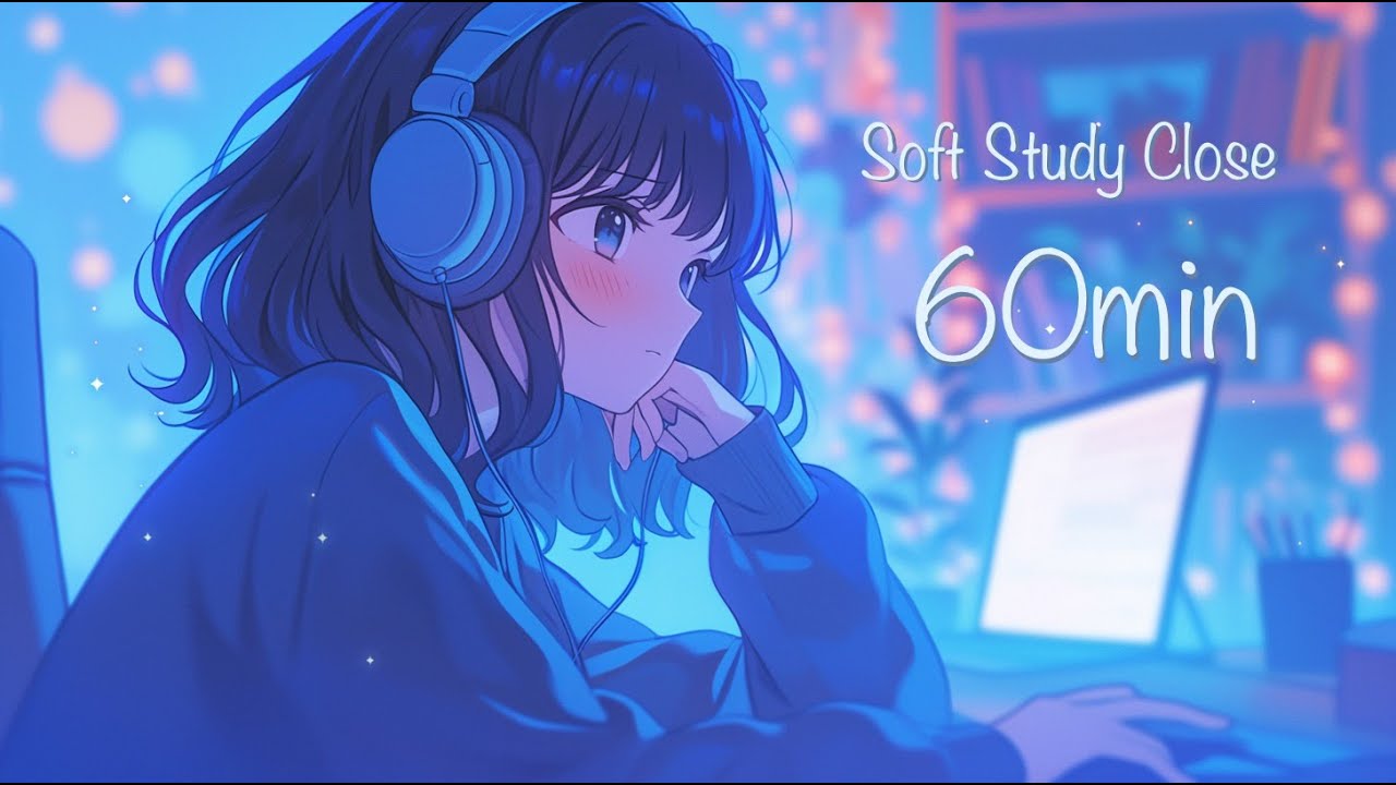 Soft Study Close – Cute Kawaii Chill Pop/Pixel Electro/Study & Work BGM｜可愛い/集中/chill/作業用｜60min