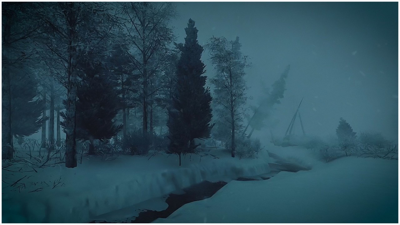 Ultimate Mighty Blizzard Storm at Frozen River┇Frosty Wind Ambience & Arctic Breeze Sounds to Sleep