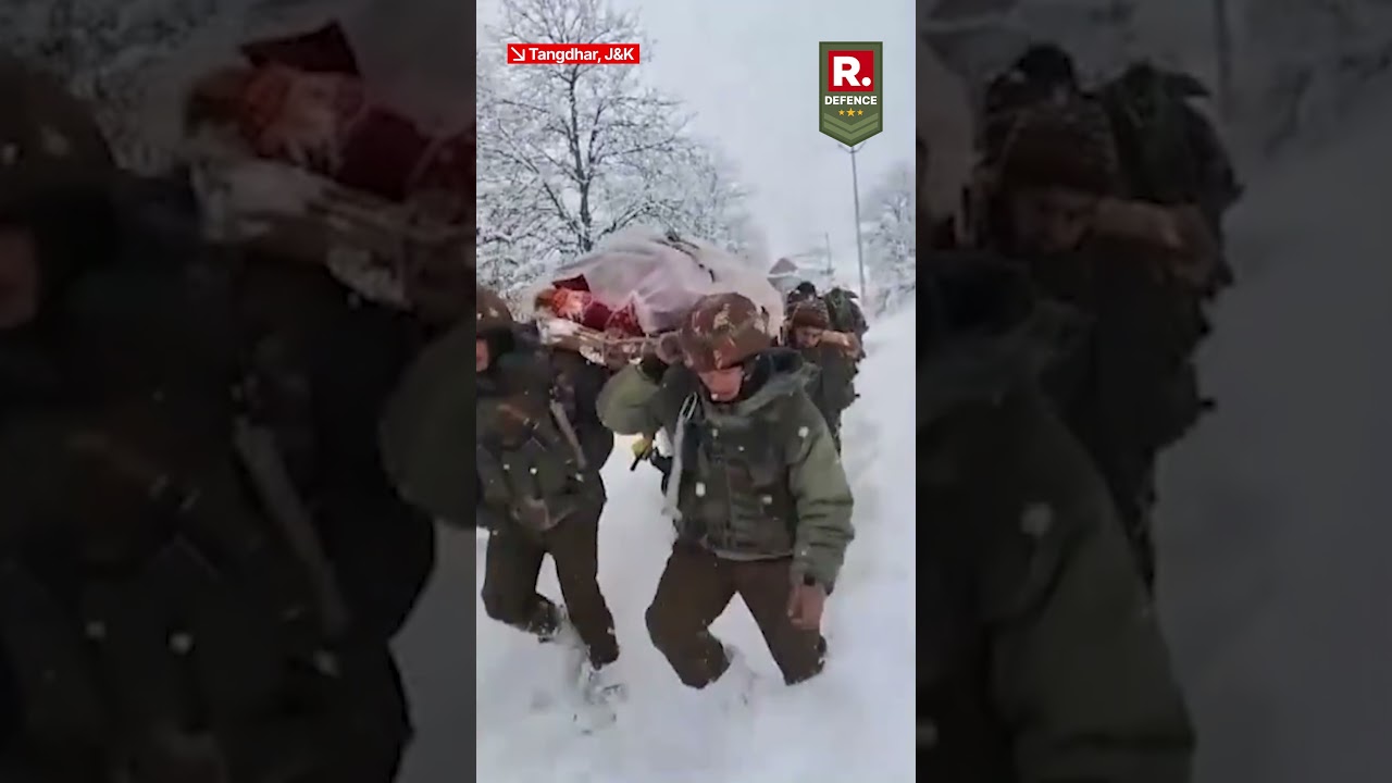 Indian Army Rescues Pregnant Woman Amid Heavy Snowfall in Tangdhar
