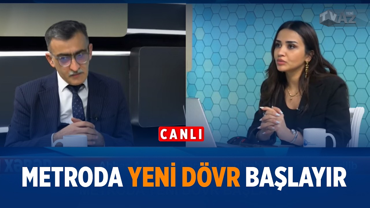 METRONUN YENİ STANSİYALARI HARADA YERLƏŞƏCƏK?  | BİZİM MÜSAHİB FİZZƏ İSMAYILOVA İLƏ | CANLI |
