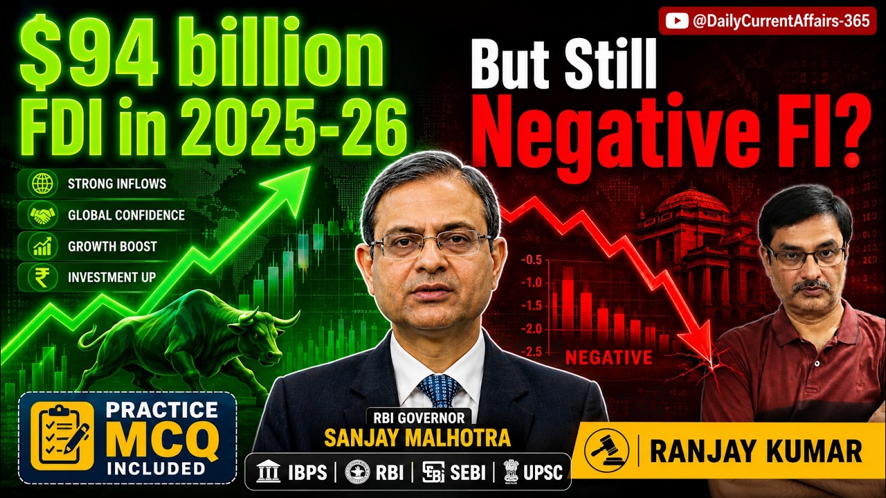 RBI Bulletin May 2026: Why India's Foreign Investment is Negative Despite $94.5B Gross FDI?
