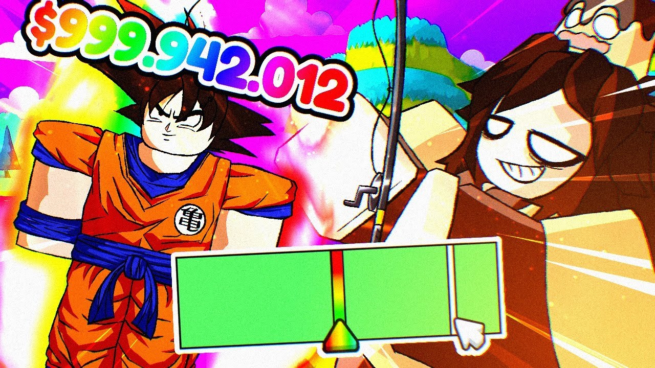 eu 𝘃𝗶𝗰𝗶𝗲𝗶 no jogo de PESCA de personagens de ANIME no roblox&hellip;???