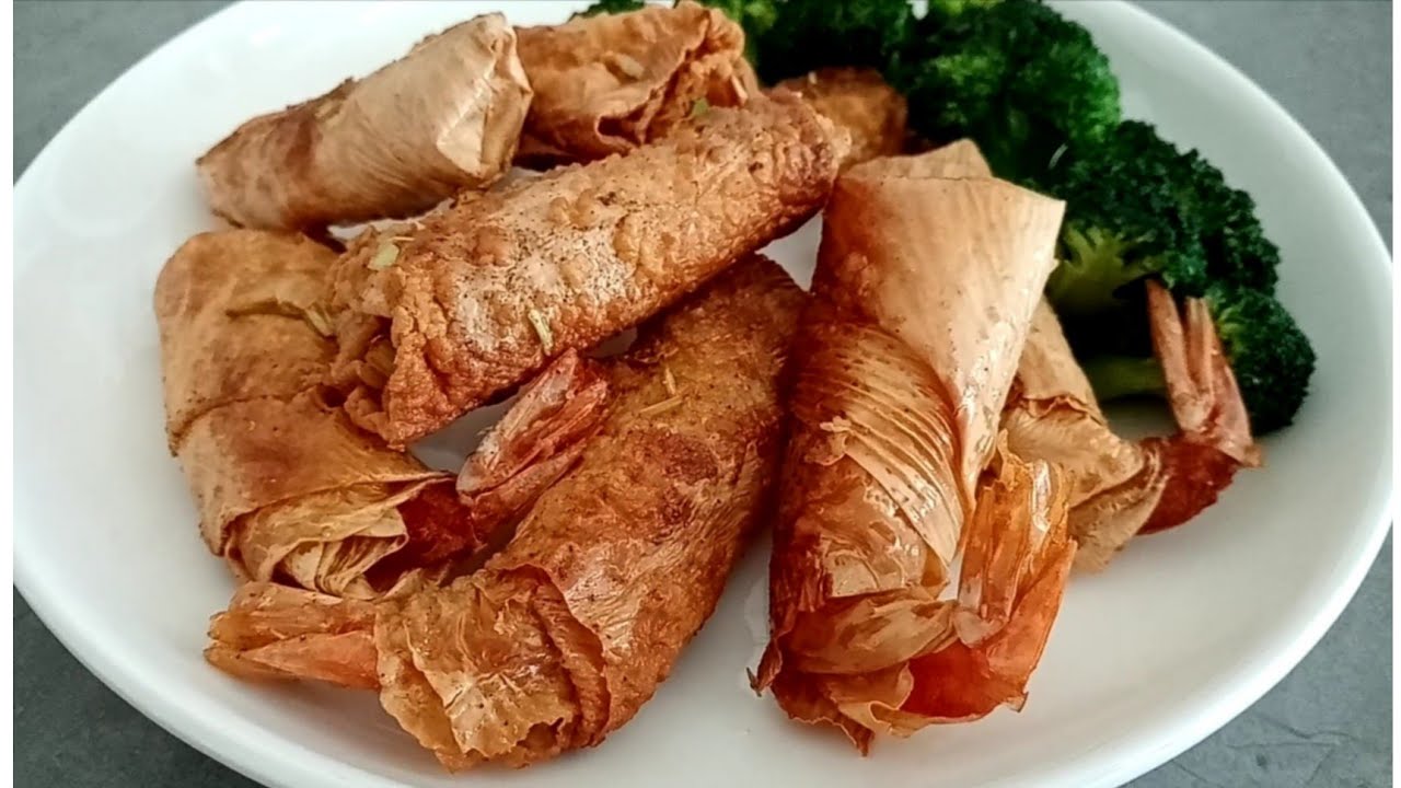 Shrimp Rolls With Tofu Skin In Cantonese Style