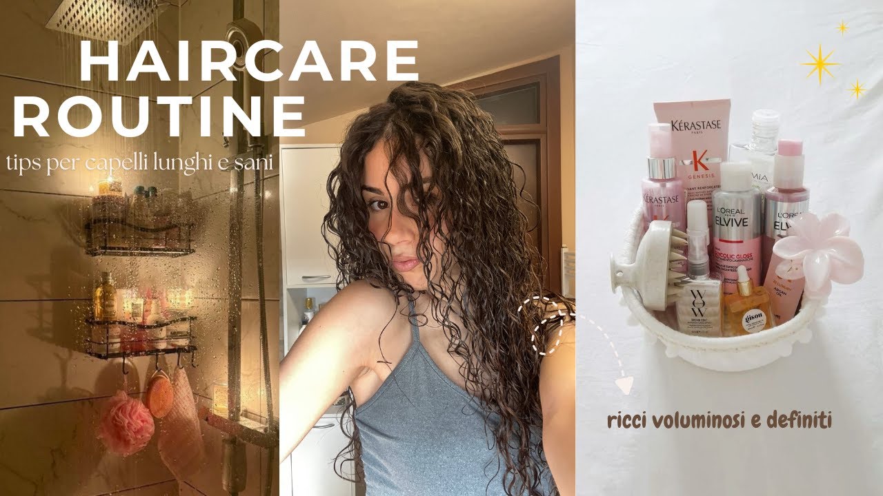 CURLY HAIRCARE ROUTINE 🧴✨|| prodotti e tips per capelli lunghi, sani, voluminosi e definiti