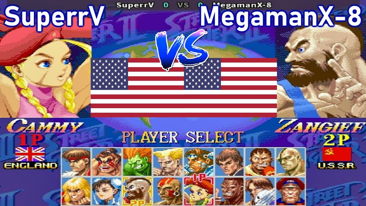 Super Street Fighter II X: Grand Master Challenge - SuperrV vs MegamanX-8