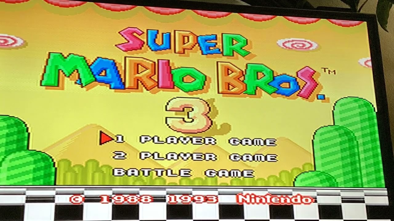 Super Mario bros 3 but is was shutdowned