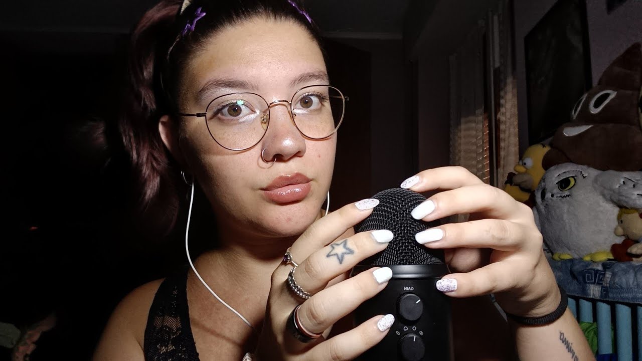 MIC SCRATCHING (TINGLY HEAD MASSAGE) 😴💜 | ASMR ITA