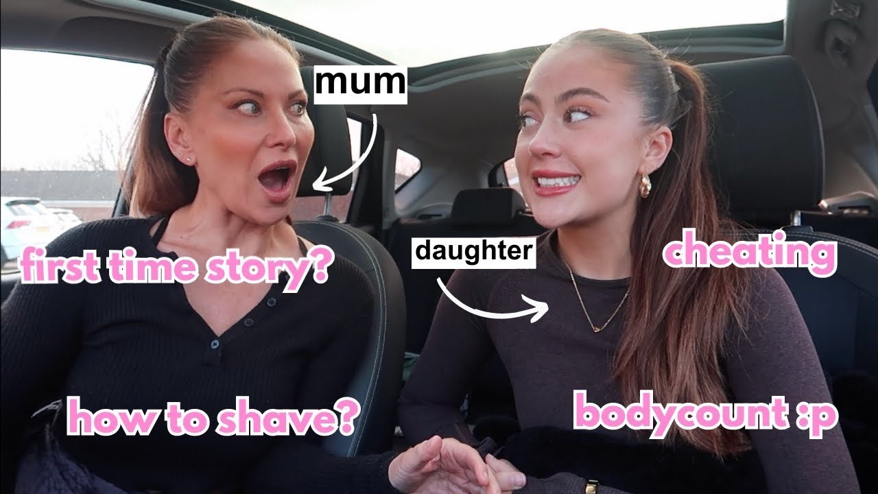 asking my mum AWKWARD questions ... *uncomfy levels times 100*