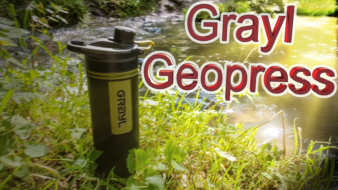 Trail trek review Grayl Geopress water purifier filter