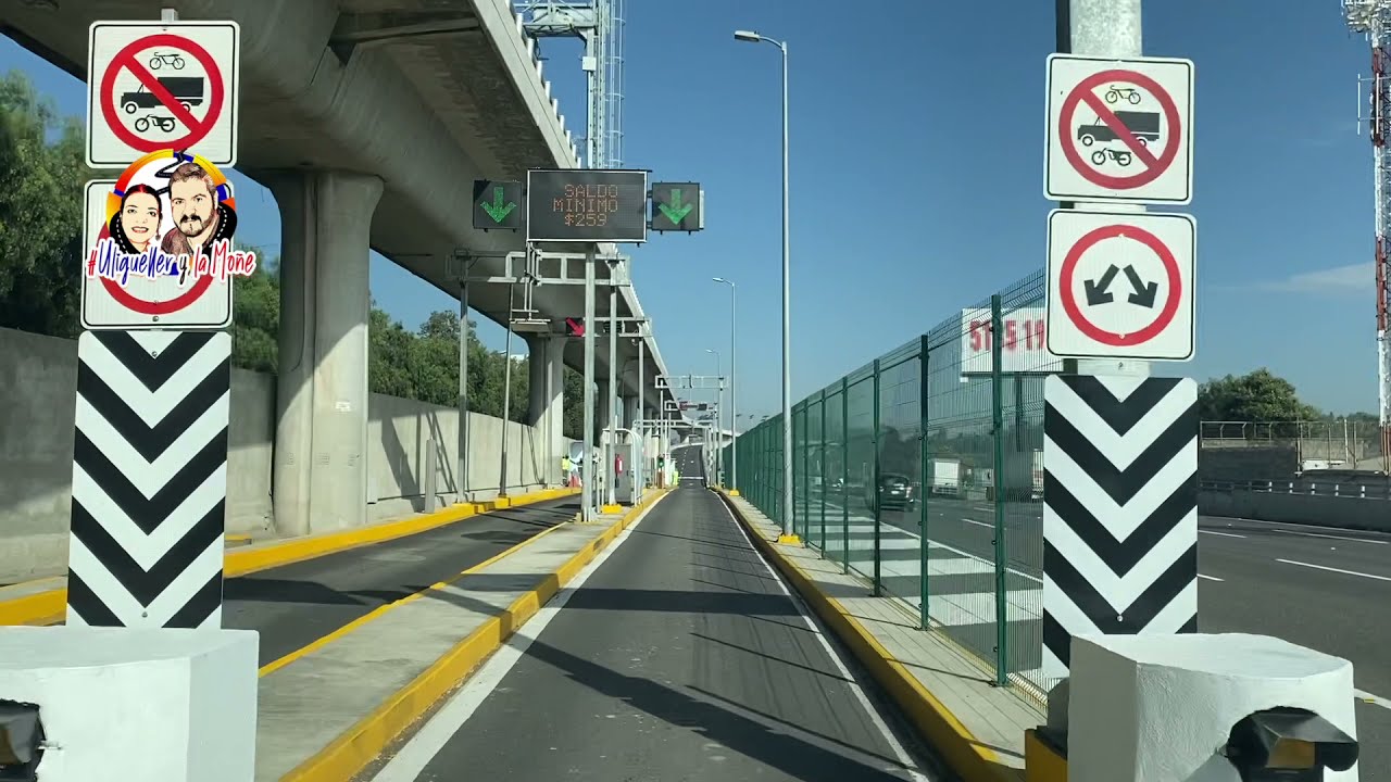 Viajando por el Segundo piso Tlalpan rumbo a  Tlalnepantla