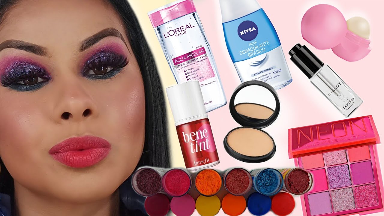KIT MAQUIAGEM CASEIRA parte 2 (8 PRODUTOS)