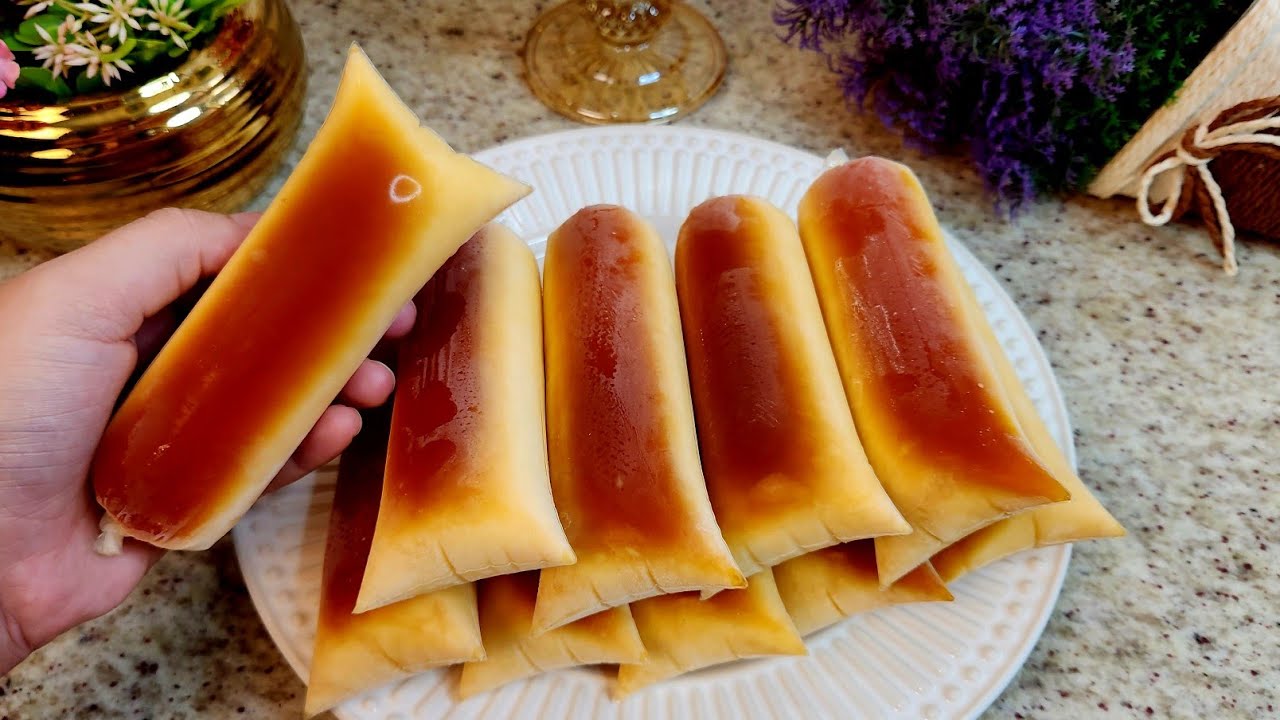 ✅ RECEITA DE GELADINHO PUDIM 😱 COM 1 LITRO DE LEITE 😍 MAIS RENDIMENTO MAIS LUCRO 🤑