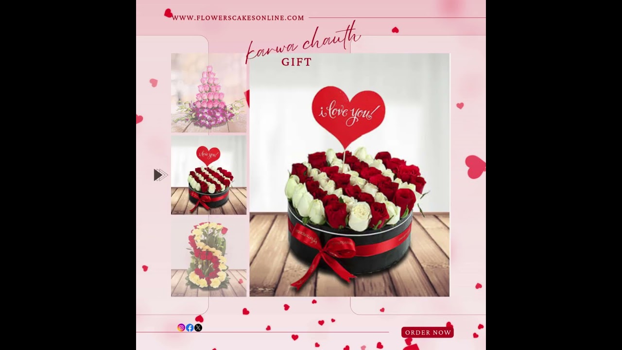 Karwa Chauth Flowers Online Delivery Across India with FlowersCakesOnline