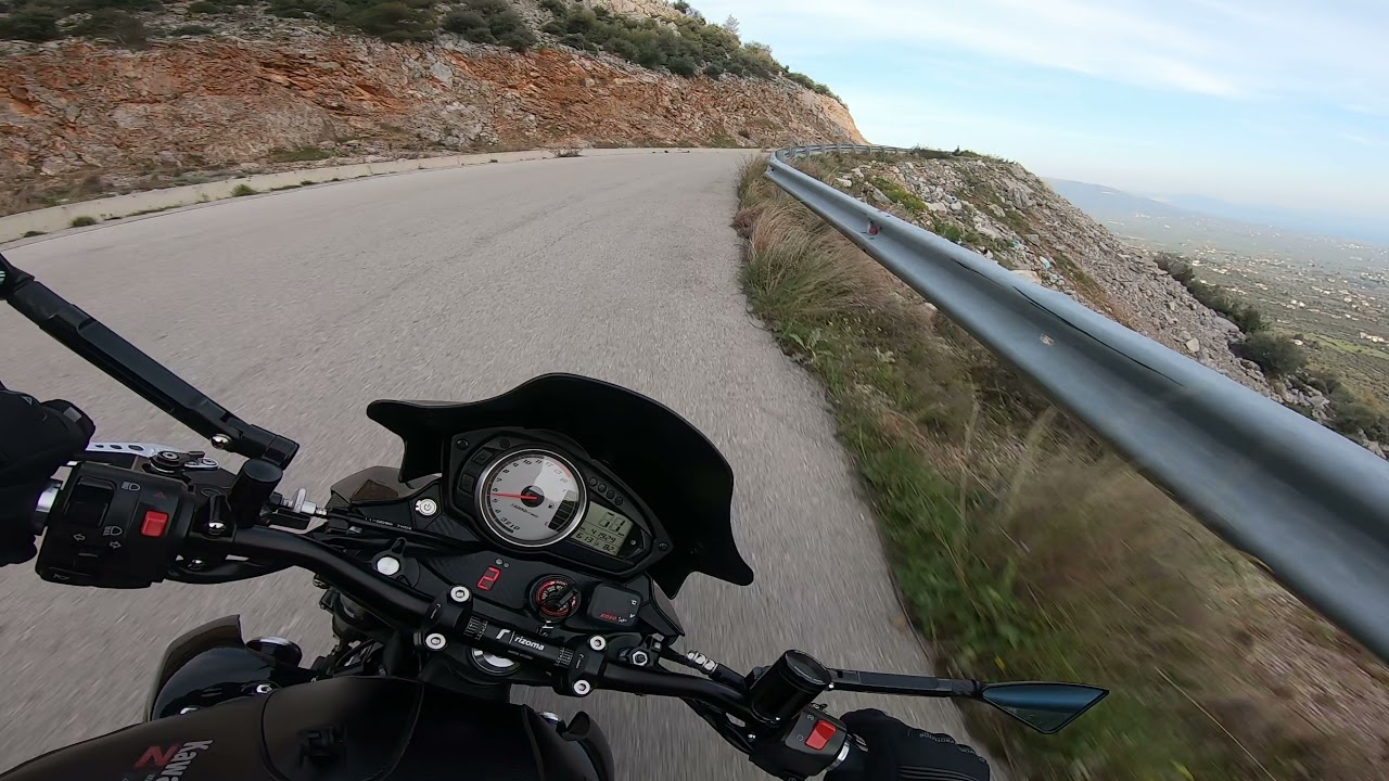 Kawasaki Z750 gopro hero 7 black Greece
