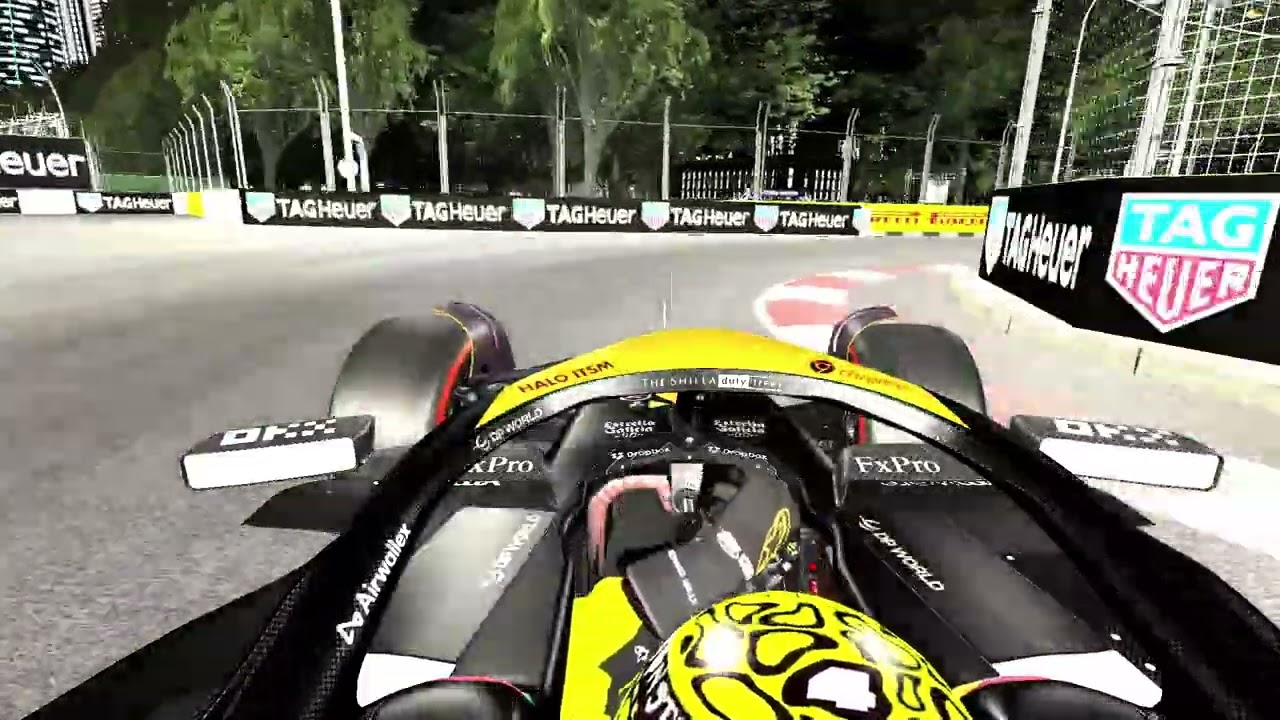 Lando Norris Pole at Singapore.
