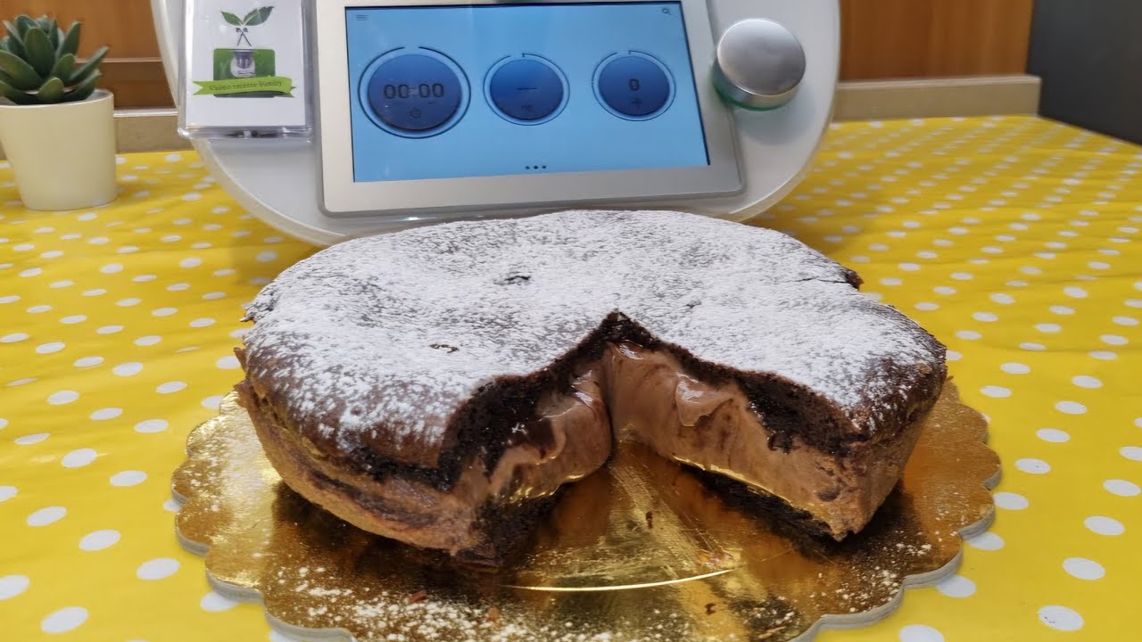 Torta golosa nutella e mascarpone per bimby TM7 TM6 TM5 TM31 TM21