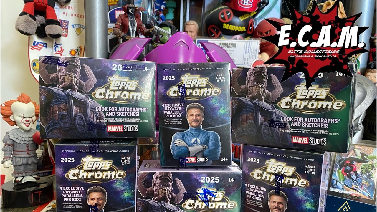 2025 Topps Chrome Marvel Studios 6 Blaster Box Break! #/10 Case HIT! 💥#Marvel 