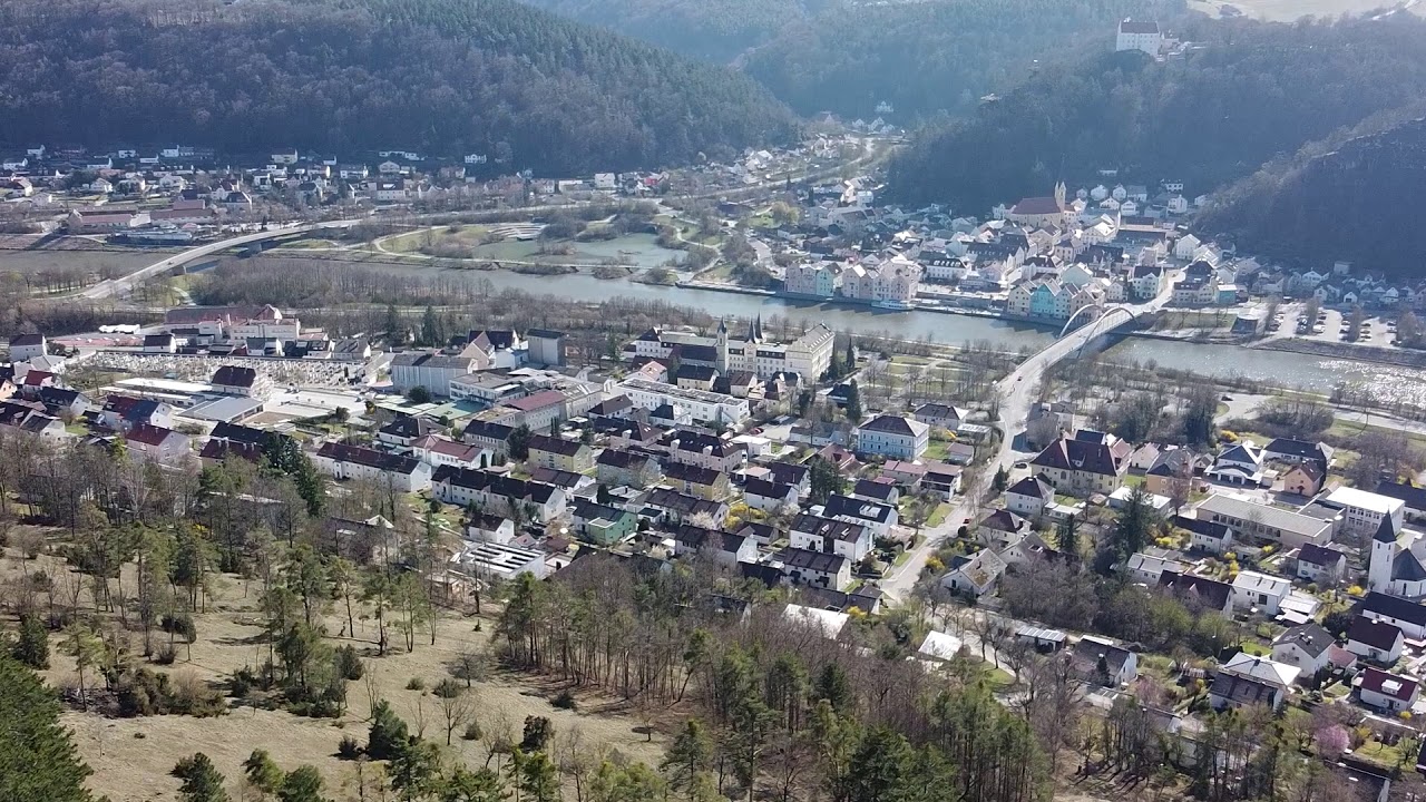 Riedenburg from above, Riedenburg von oben