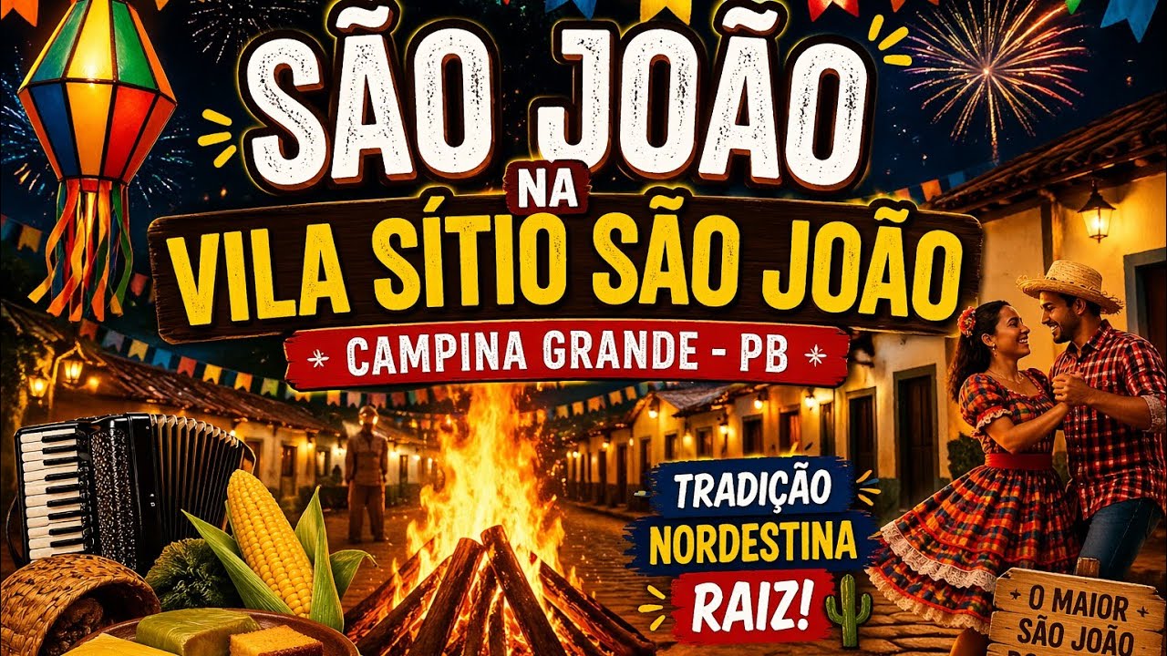 Lançamento da temporada da vila sitio são João em campina grande PB