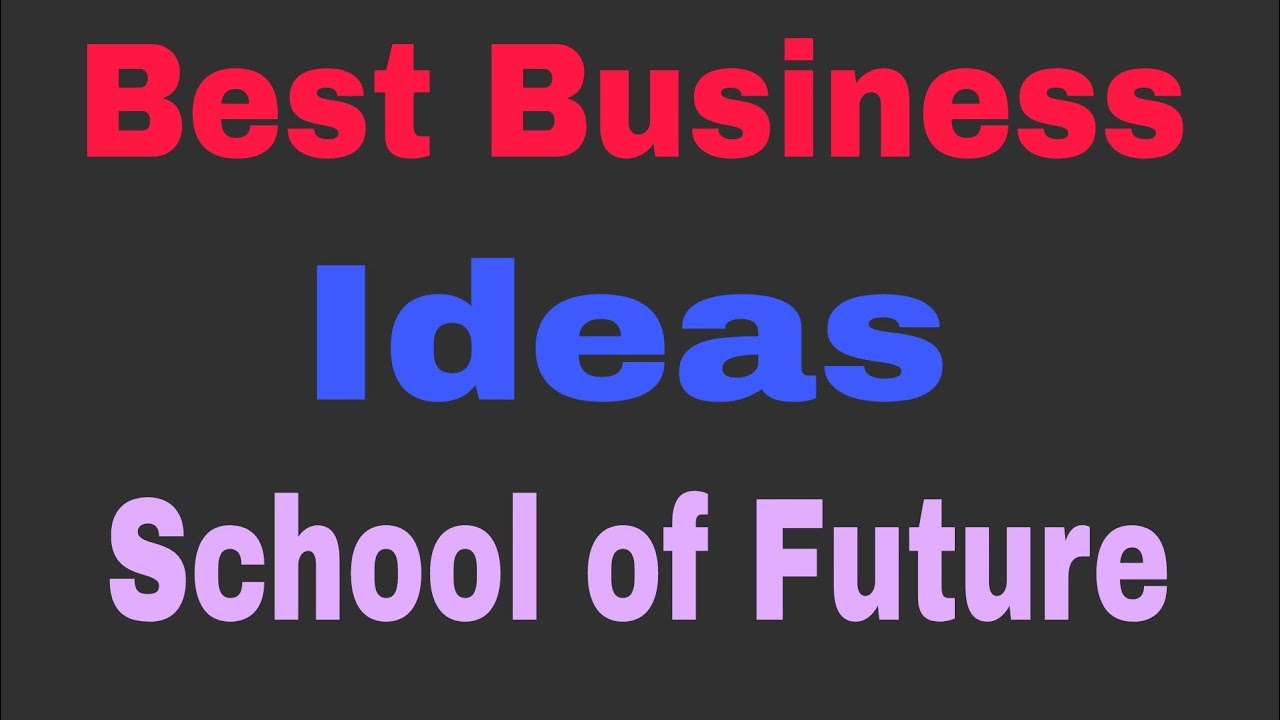One of the best Business ideas in USA. School of future to train youth