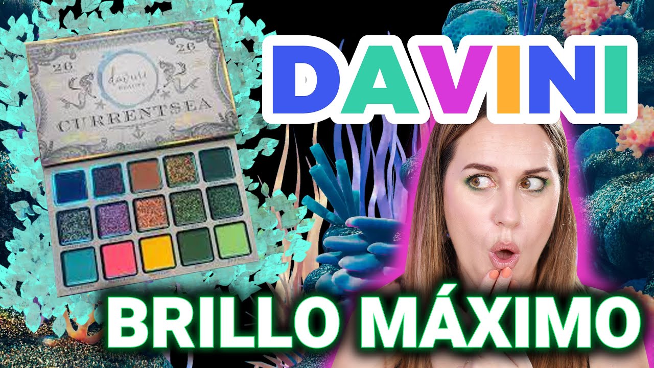 DAVINI 🧜‍♀️PALETA DE SOMBRAS CURRENT SEA 🧜‍♀️ OTRA MARCA BRUTAL de MONOLITH