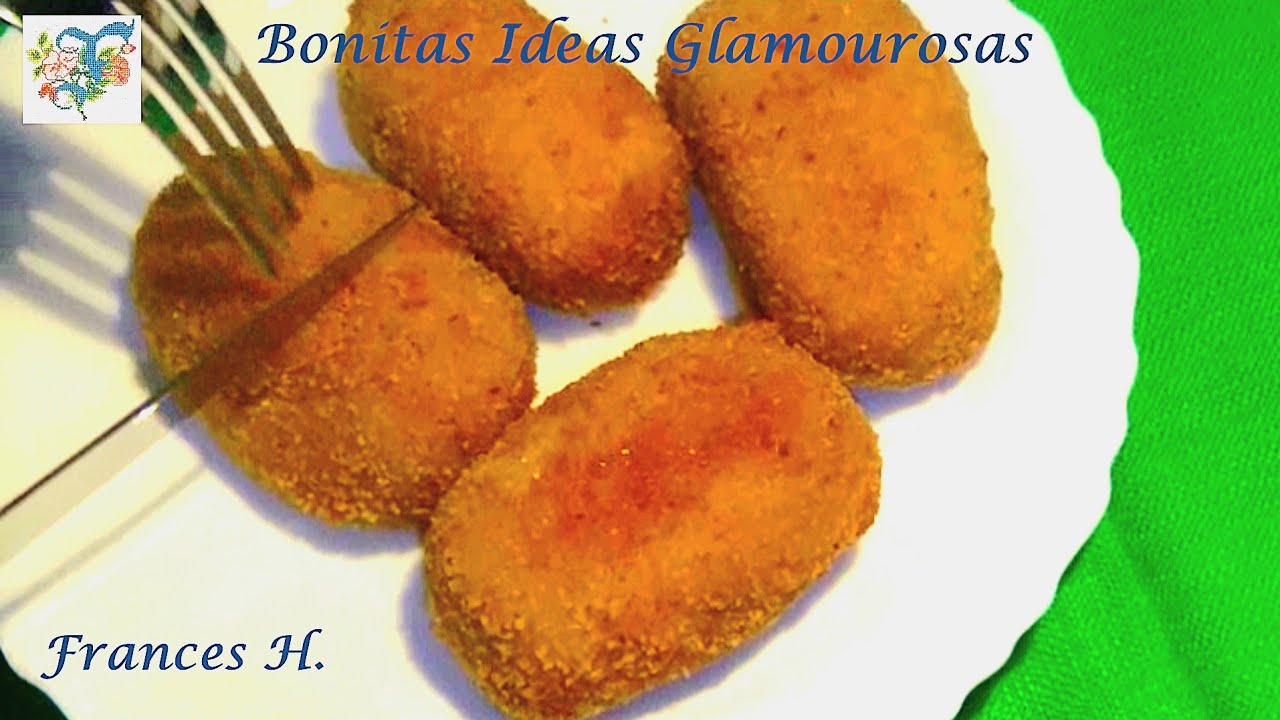 CROQUETAS DE COCIDO CASERAS DE LA ABUELA. MELOSAS Y CRUJIENTES. LAS MEJORES.RECETA DE FRANCES H.