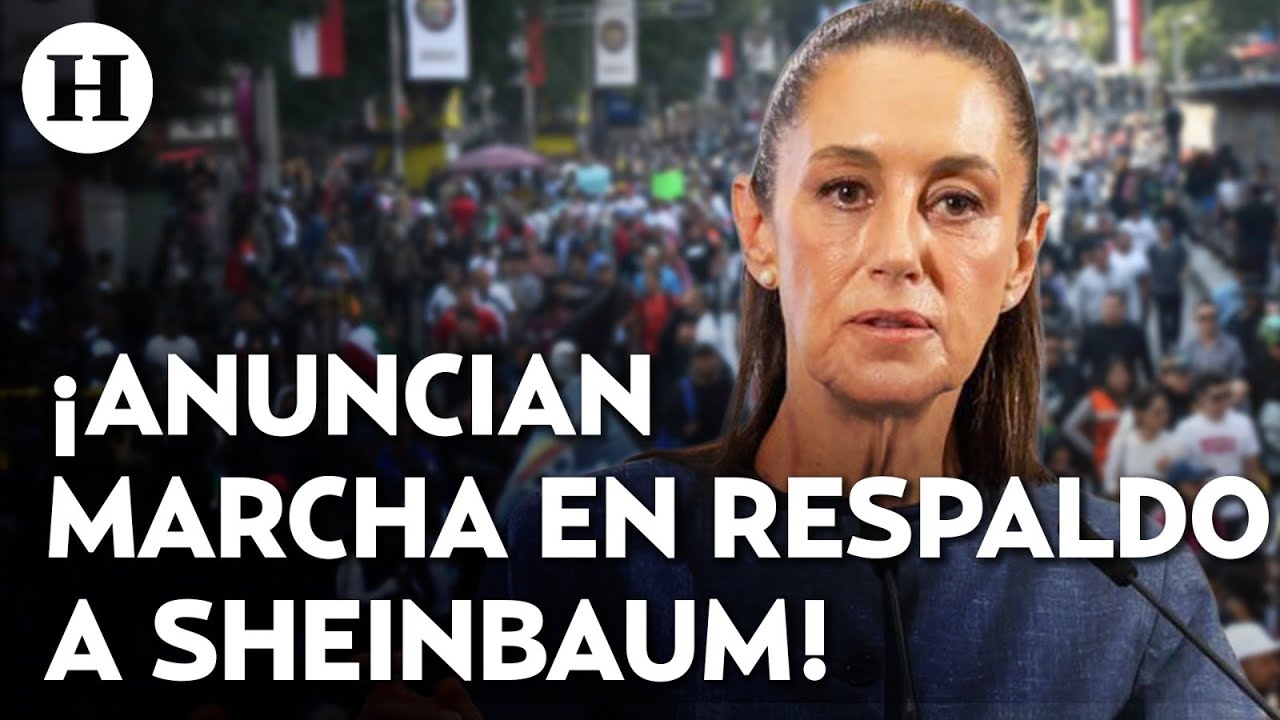 ¡Legisladores refrendan su apoyo a Claudia Sheinbaum! Anuncian marcha para respaldar a la presidenta